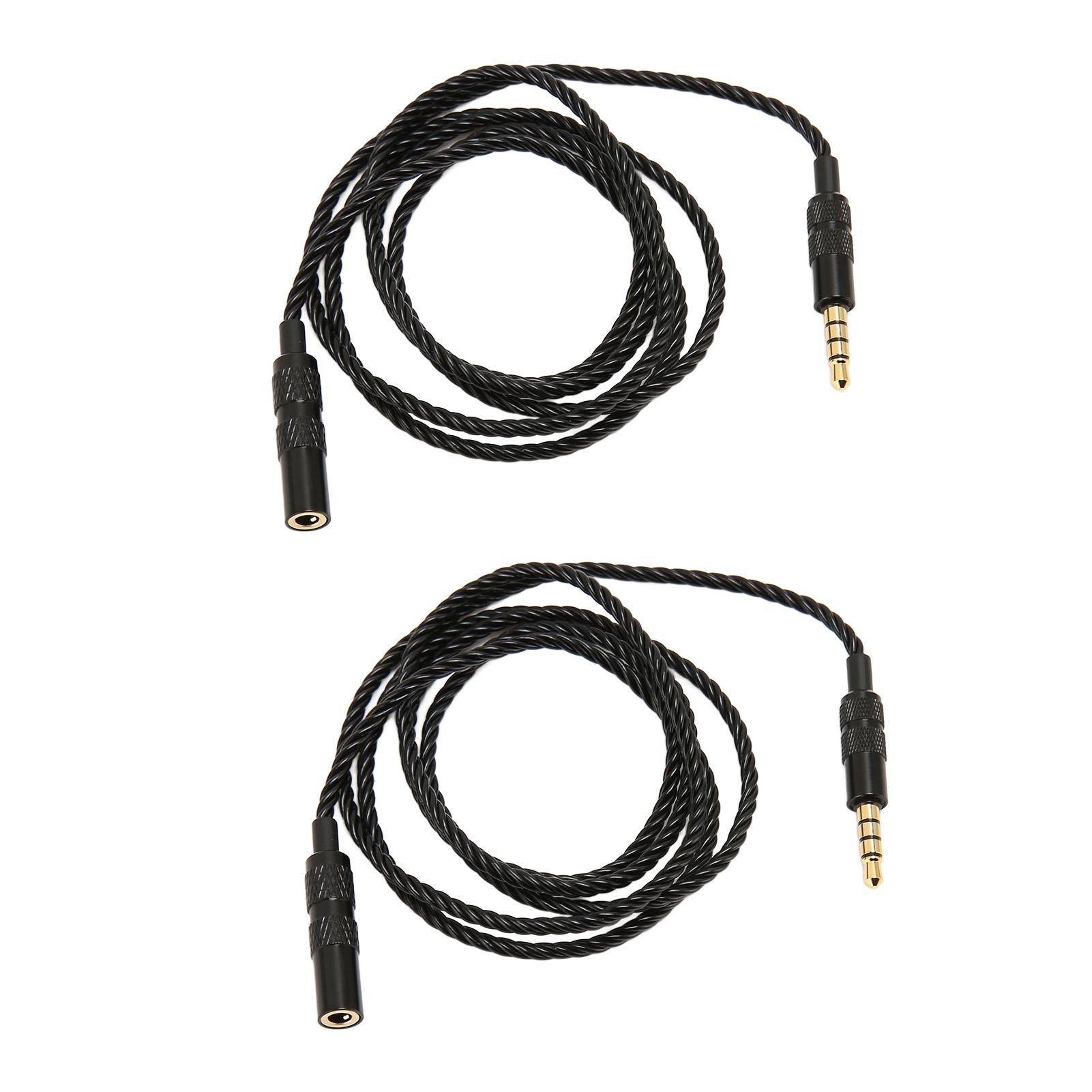 

2 шт. 3,5 мм штекер - 3,5 мм гнездо для наушников кабель-удлинитель для наушников 3,5 мм Aux Jack