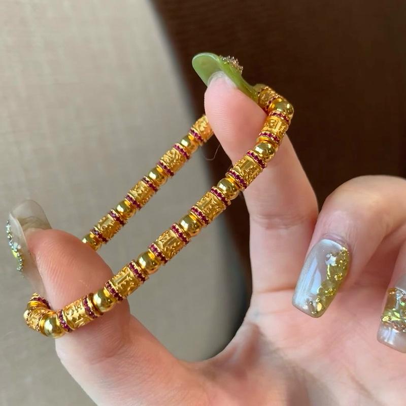 Natural agate zircon beaded bracelet fashionable exquisite bracelet new jewelry jewelry women's high sense