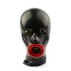 Schneller Versand Fabrik Latexhaube Bondageausrüstung Gummi-Maske Latex Kopfbedeckung