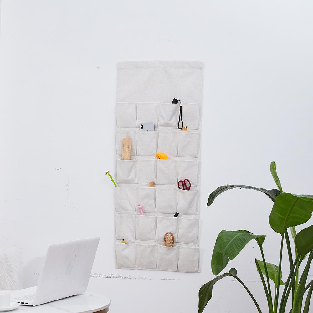 Pockets Christmas Advent Calendar Practical Decorative Household Organizer Portable Hanging Storage Bag for Dorm Living Party