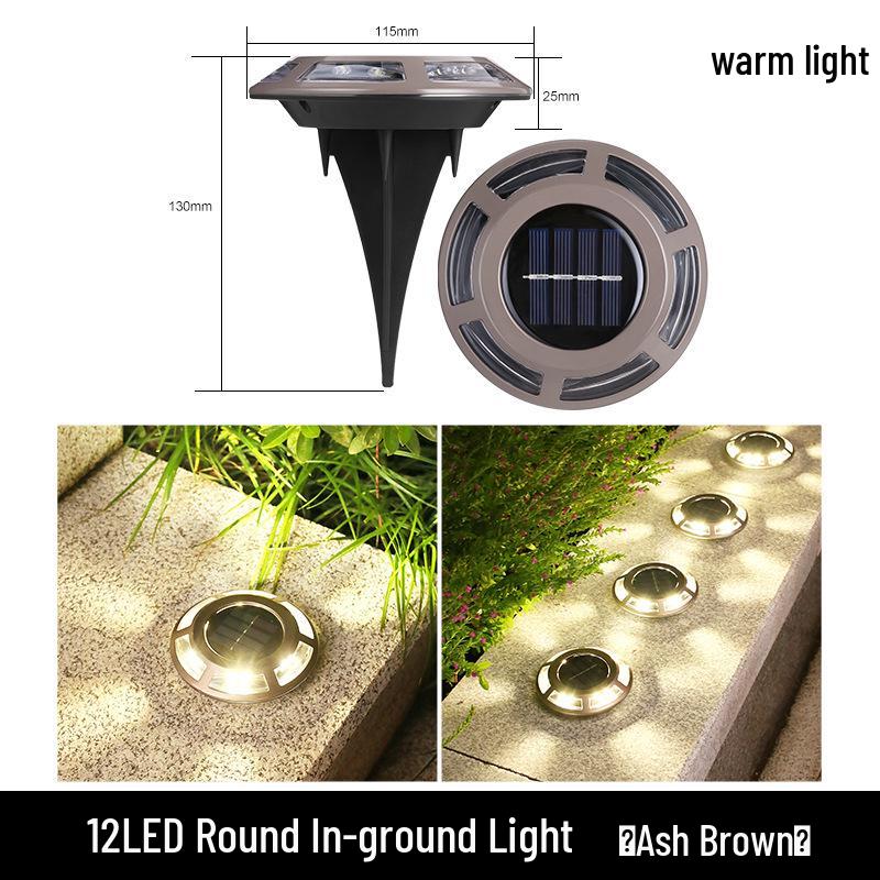 Dual-Use Solar LED Stainless Steel Path & Wall Garden Light