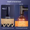 New intelligent multi-stage adjustable mini portable dual head fascia gun, multifunctional muscle relaxation cervical massager