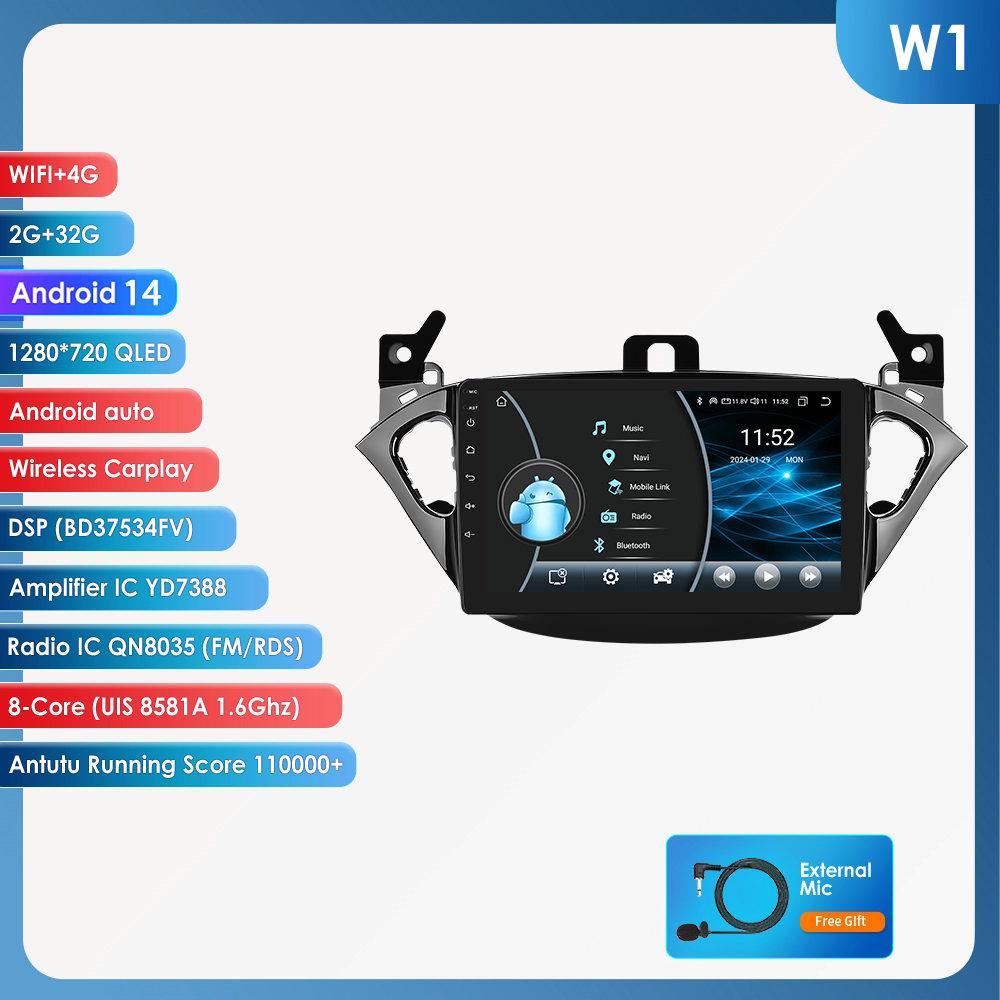 Hizpo 7862 Android Car Radio Multimedia Player for Opel Adam 2013 -2016 for Corsa E 2015 -2019 Audio Stereo CarPlay Auto Touch Scree