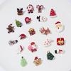 3/4pcs/set Christmas Badge Brooches Exquisite Santa Claus Tree Bell Elk Snowflake Enamel Brooch Pins For Women Men New Year Gift