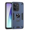 KEYSION Shockproof Armor Case for Xiaomi POCO C85 Soft Silicone+PC Metal Ring Stand Phone Back Cover for Redmi 15C