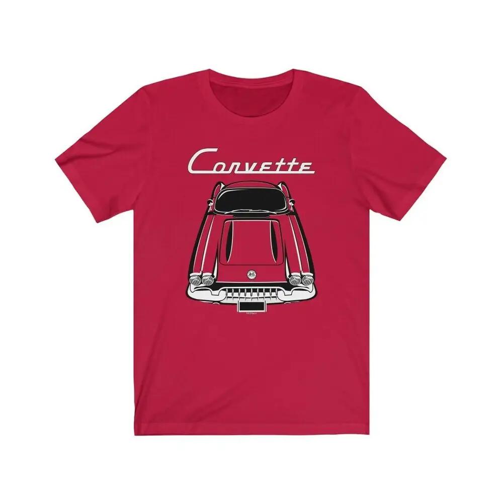 

Classic C1 19581960 Retro Muscle Supercar Multicolor Outline TShirt Short Sleeve Casual 100 Cotton ONeck Mens Tshirt S