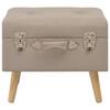 VidaXL Tabouret de Rangement Siège Pouf Coffre de Rangemen Boîte de Stockage Repose-Pied Salon Chambre à Coucher Intérieure 247518