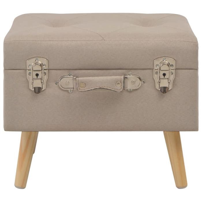 VidaXL Tabouret de Rangement Siège Pouf Coffre de Rangemen Boîte de Stockage Repose-Pied Salon Chambre à Coucher Intérieure 247518