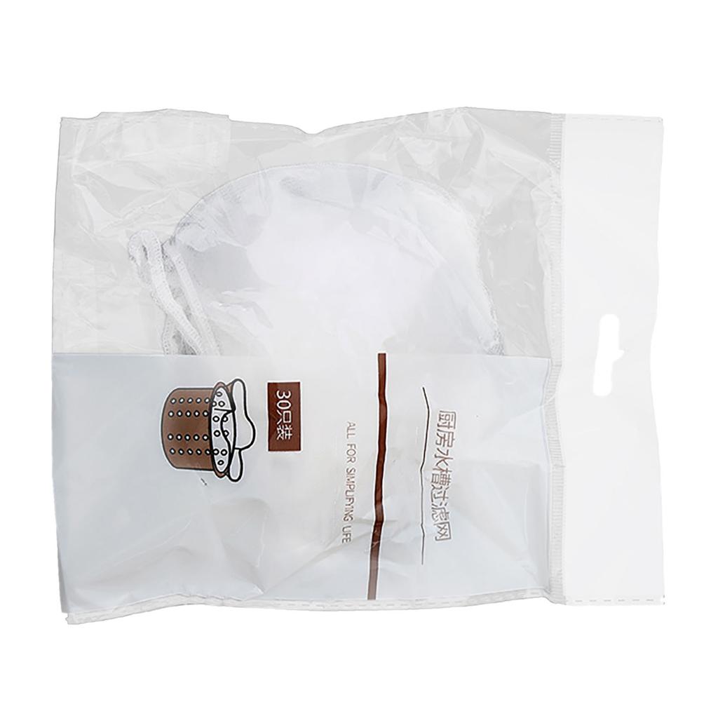 Küchenspüle Müllfilter Netz Polyester Hohe Dichte Einweg Elastisch Geruchlos 30 STÜCK