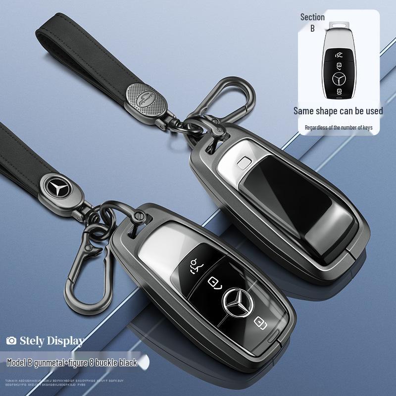 Mercedes C-Class C260L/C200L Premium Key Case - Men's S-Class & Women's High-End Shell Buckle