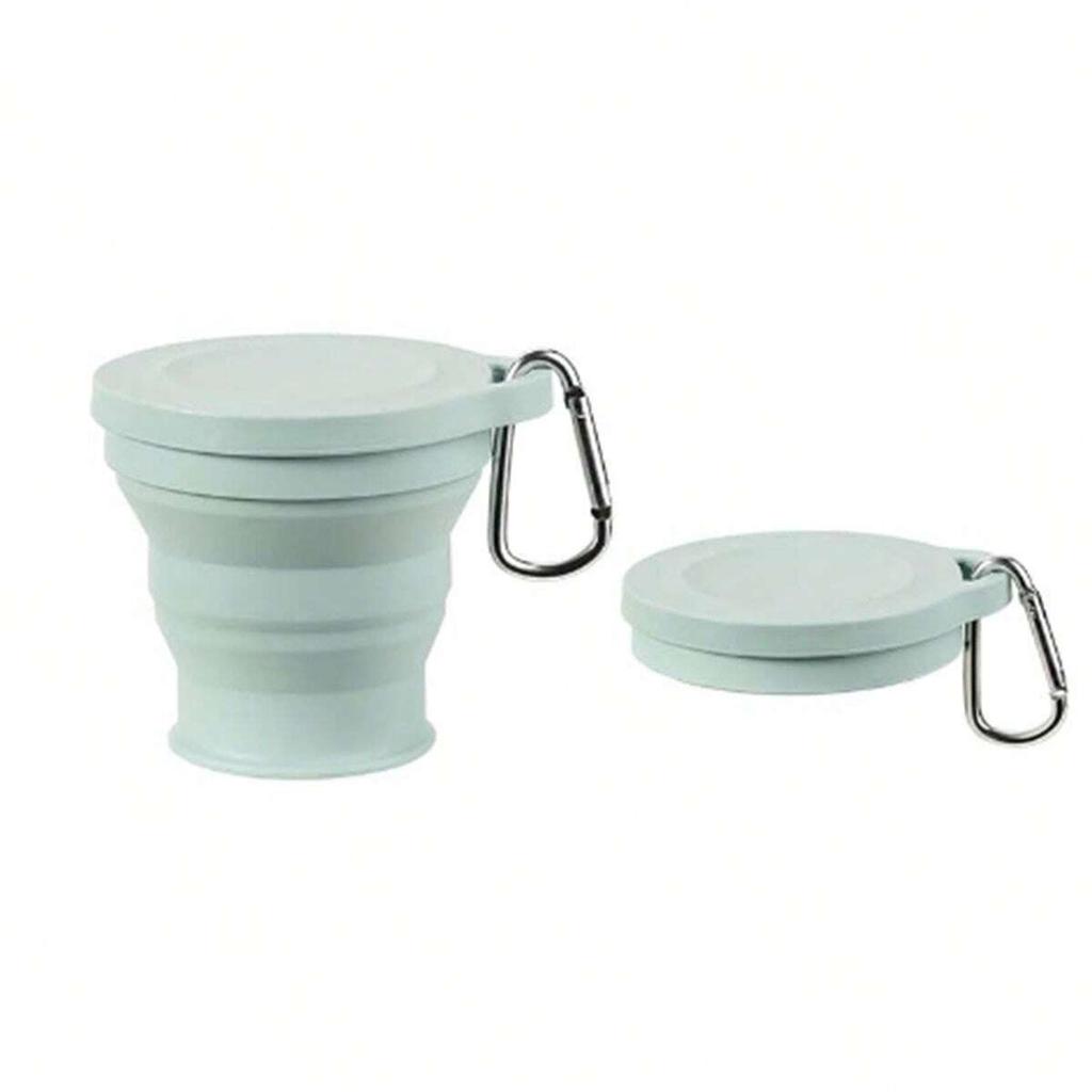 Outdoors Silicone Folding Cup with Hanging Hole Creative Water Cup Travel Portable Washing Cup Fashion Travel Silicone Cup