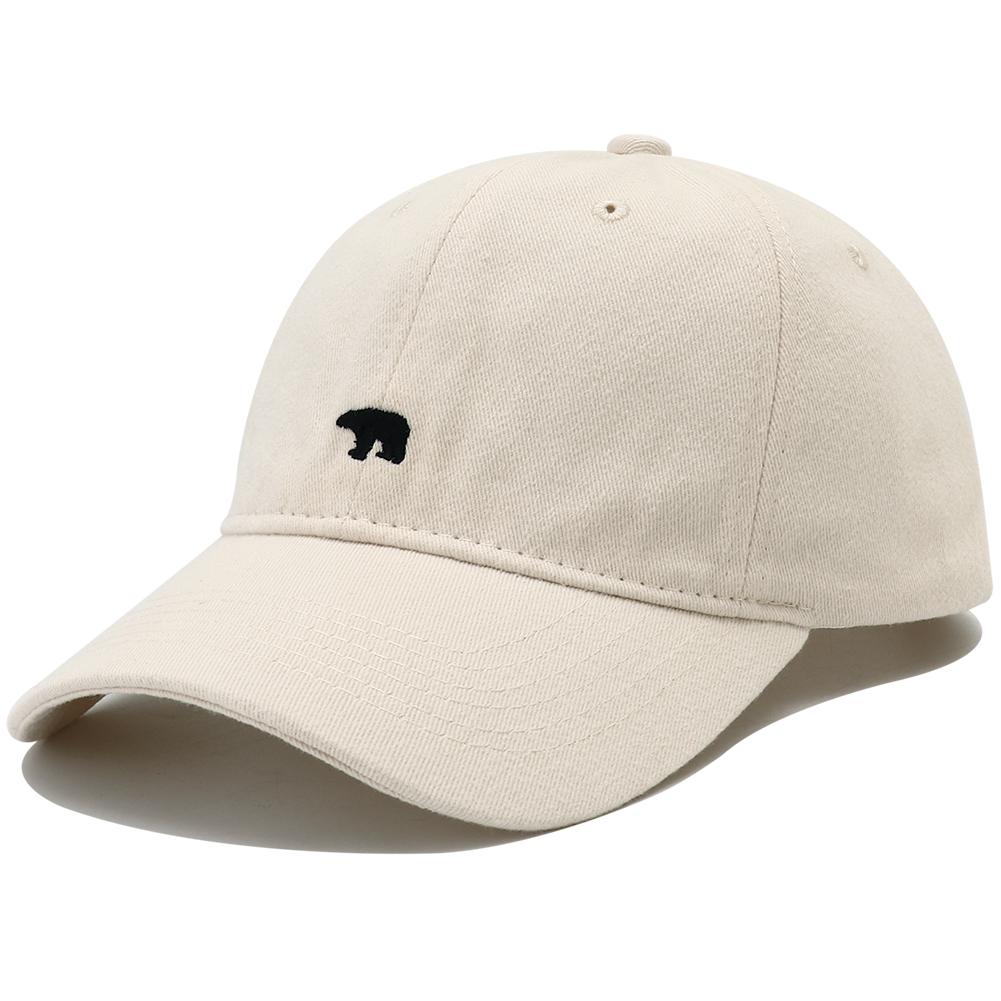 

2023 New Autumn Winter Cute Animal Bear Embroidery Baseball Hat Female Male Snapback Cap Black Y2k Dad Hats for Men Women Gorras Adjustable бежевый