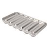 DIY Hot Dog Baking Pans Metal Sausage Baking Mold 6 Cavity Steaming DIY Hot Dog Mold