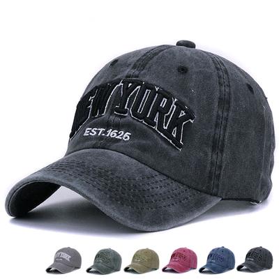 Washed Hat Men's Cotton Snapback Baseball Cap Women Fashion Sports Hip-hop Hats