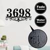 Custom Metal House Number Sign Address Plaque Personalized Name Plate Outdoor Rustproof Garden Decor Unique Yard Art Gift Housewarming
