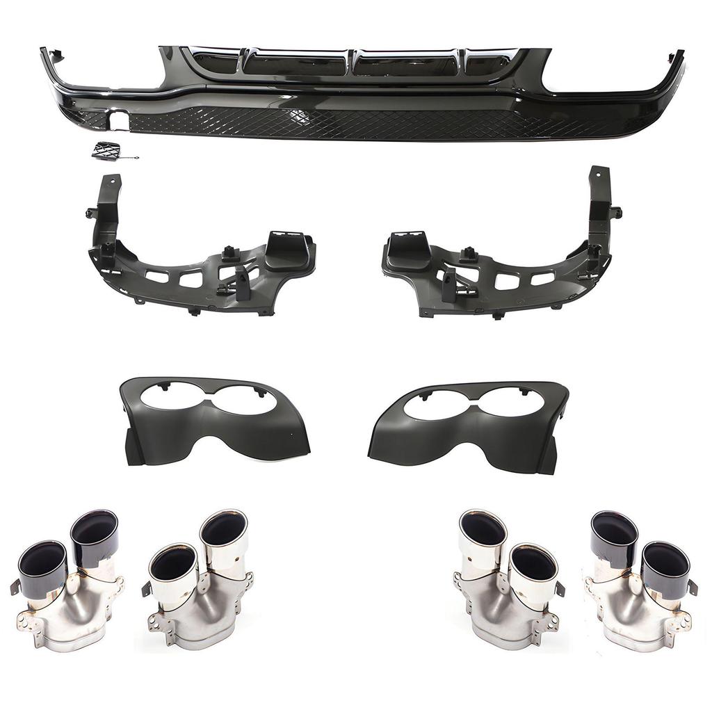 Mercedes-Benz E-Class W207 Coupe E53/E63 Rear Diffuser Tailpipe (2014-2016)