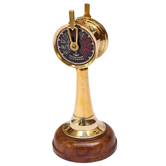 Royal Mini Nautical Mosaz Ručně vyráběný telegraf Vintage námořní dalekohledy Sběratelský předmět