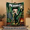 Custom Name Personalized Betty Boop Print Blanket, Home Decor, Bedroom, Sofa, Camping, Couch, Gifts for Birthday Christmas
