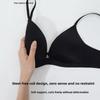 Damen Frühling und Sommer Sexy Dünner Schulterträger Rafft Kleines Dekolleté Zeigt Großes Naheliegender Helfer Milchfrei Spurlos Unterwäsche