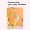 Cartoon 750ml Straw Cup Large Capacity with Lanyard Water Cups Sports Water Bottle