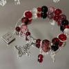 Wenwan Jiaren: Nuovo Bracciale Loto di Bambù 2024 per Donna - Design Intrecciato Retro Stile Nazionale Cool