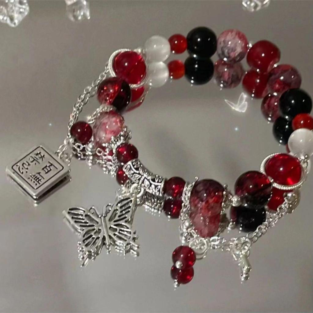 Wenwan Jiaren: Nuovo Bracciale Loto di Bambù 2024 per Donna - Design Intrecciato Retro Stile Nazionale Cool