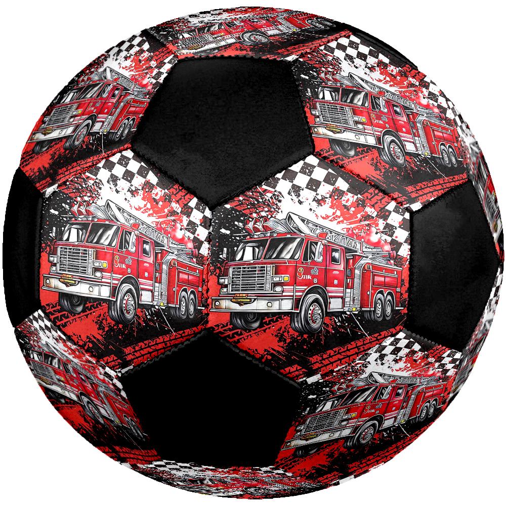 fire truck Theme Size 5 Soccer Ball, Suitable for Both Indoor and Outdoor Matches, a Gift Suitable for Everyone.