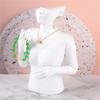 Portable Head Bust Stand Mannequin Decorative Head Mannequin Bust Organizers For Jewelry Display In Retail Settings