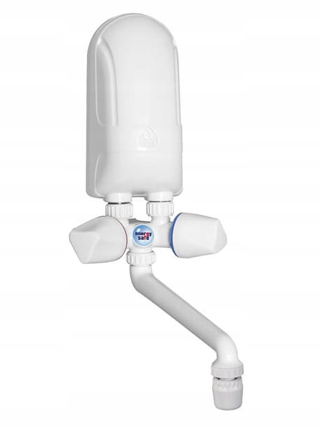 45kW Instantaneous Water Heater for Over-the-sink Installation with a White Tap