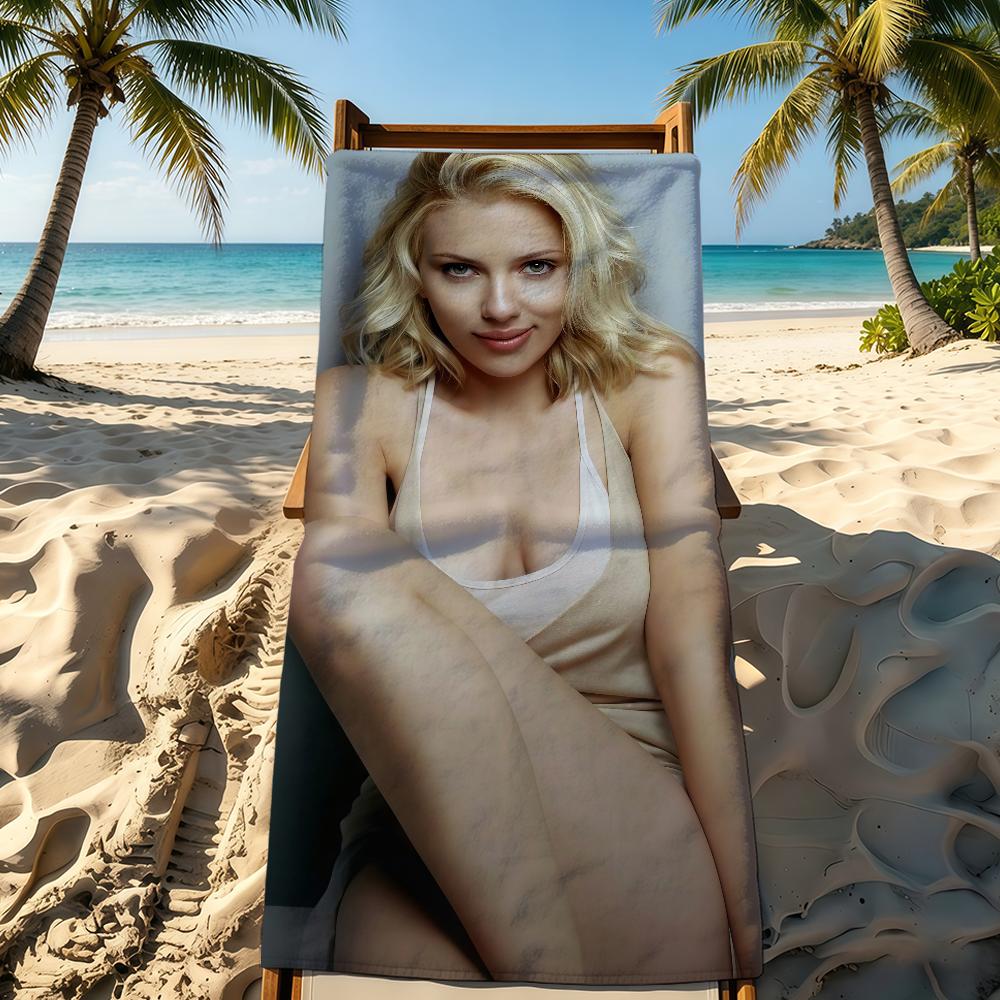 Towel For Outdoor S-Scarlett J-Johansson Actor Camping Beach Towel Super Absorbent Quick-Drying Summer Towel