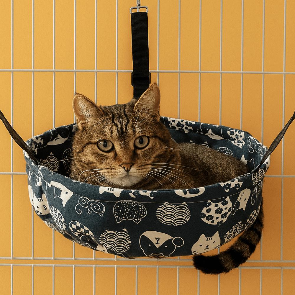 Chew-Proof Fabric All-Season Cat Hammock Winter Velvet Indoor Cat Bed  Indoor Cats