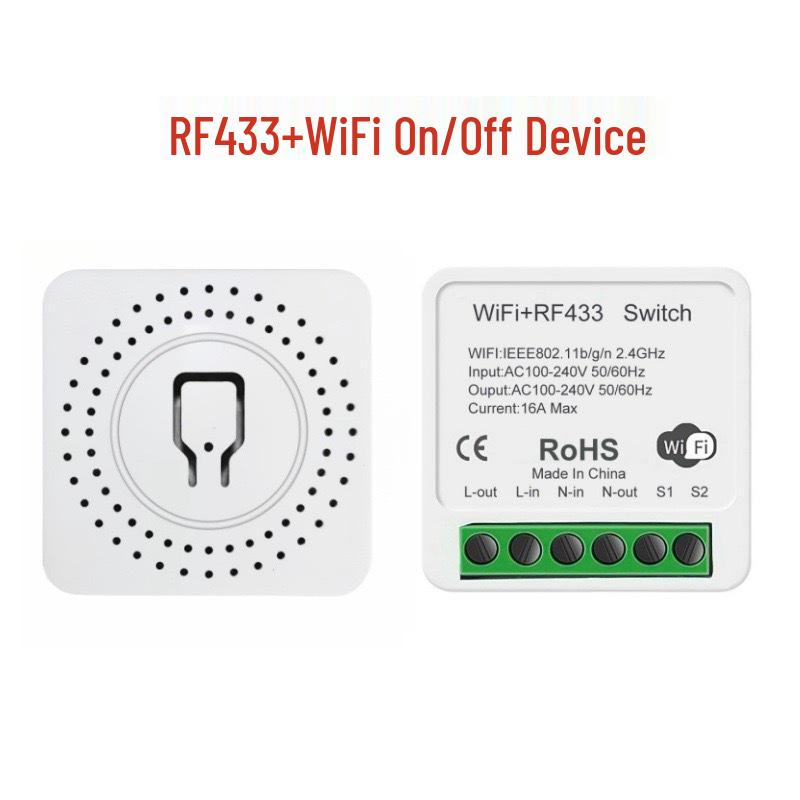 Graffiti Smart Voice-Controlled Mini WiFi On/Off Switch with Hidden App Control