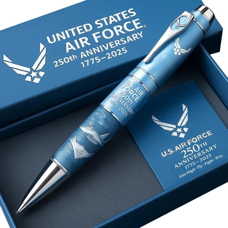 Metal Gel Pen Honoring Americans 250th Anniversary Comfortable Grip Pen for Office and Collection