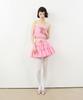 Leobyui Cabbage Tiered Skirt Pink