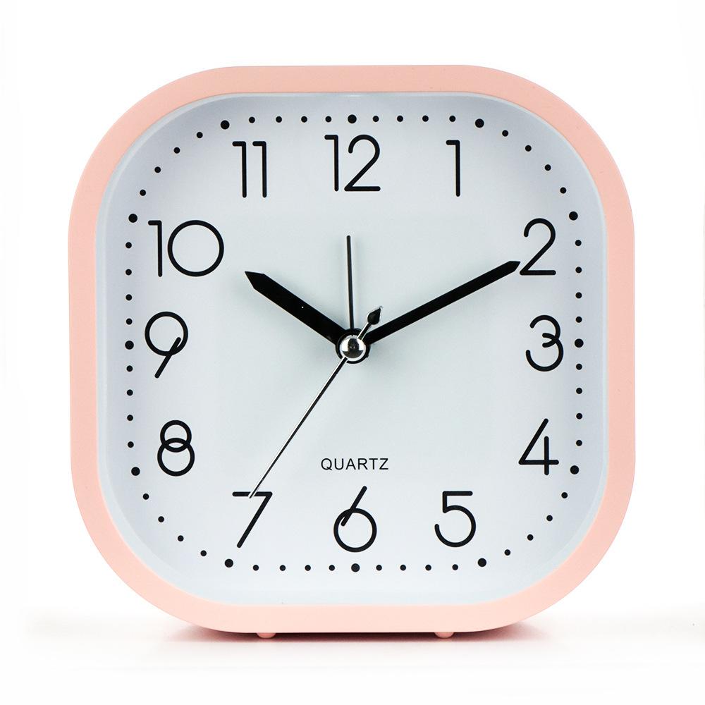 Fashionable Simple Alarm Clock Large-sized Clock Can Be Hung Without Punching Student Desk Decoration Pendulum Clock Lazy Bedside Table