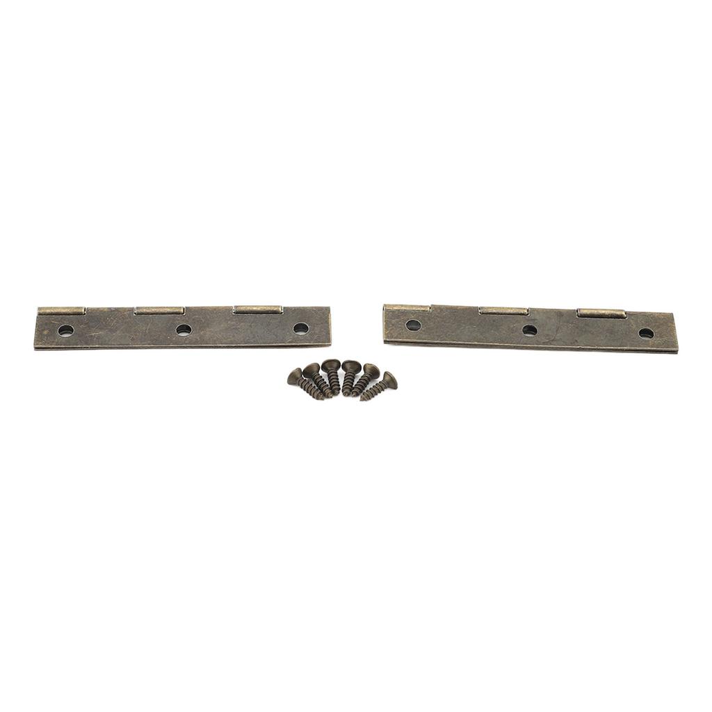 50 Pcs Door Hinge 58x19mm Vintage Hvy Duty Iron Folding Butt Hinge for Sewing NaMachine Table Cabinet