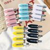 Side Bangs Barrette Makeup Washing Face Accessories Women Girls Styling Hairpins 4pcs Set No Bend Seamless Hair Clips
