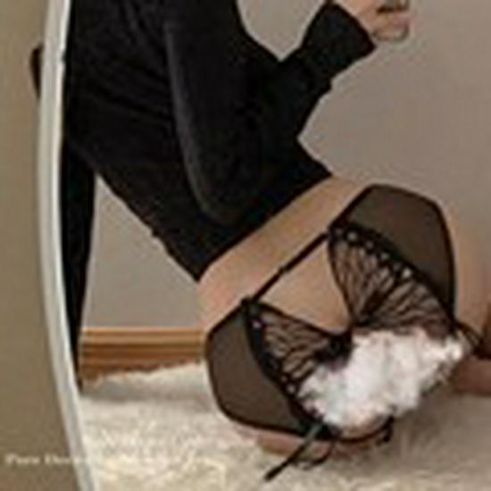 Provocative Lace Open Crotch Thong for Women - Plus Size Available