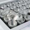 Clear Aluminium Screw Tin Jar Pot Cans Containers Case for Lip Balm Nail Art Makeup DIY Cream Cosmetic Box