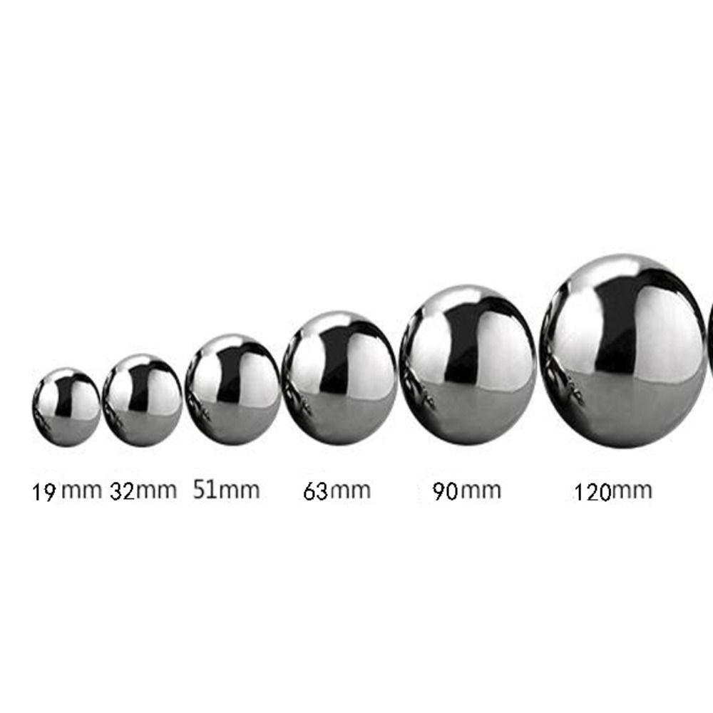 Stainless Steel Hollow Ball Large Mirror Polished Reflective Sphere Decorative Metal Orb Ornament