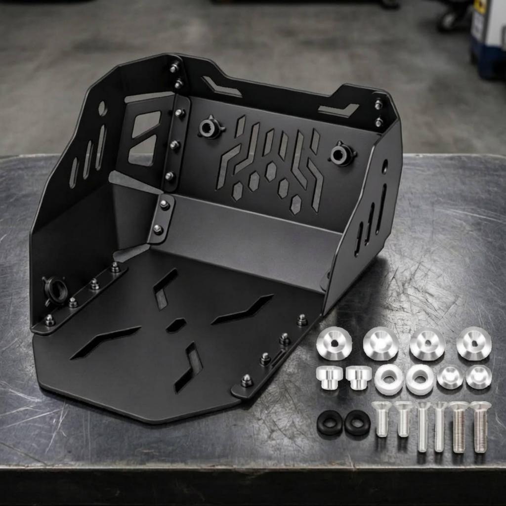 Aluminum Alloy Engine Lower Guard Plate Shielding Vented