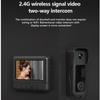 2.4G WiFi Video Intercom 4.3-inch Home Security Smart Doorbell Duplex Intercom Infrared Night Vision Smart Eye Peephole X6