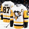 Heren IJshockey Trainingspak - Penguin Team Premium Editie 3D Geprint Sportief Ademend Sneldrogend Shirt Lange Mouwen Kinderen