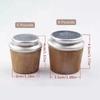 2Pcs Wood Thermos Stopper Sealed Safe Durable Vacum Flask'S Cork Plug Lid Cap
