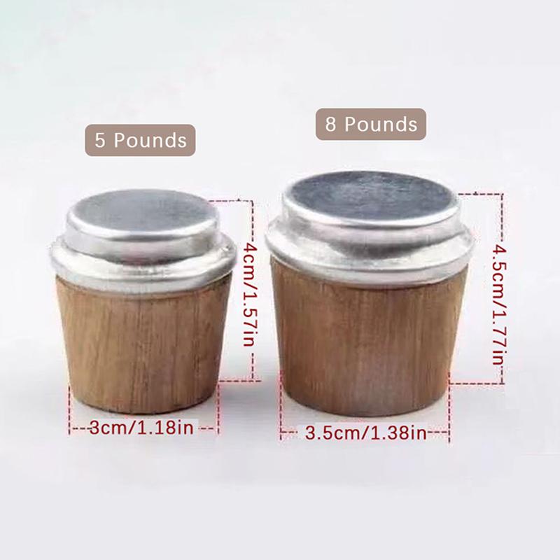 2Pcs Wood Thermos Stopper Sealed Safe Durable Vacum Flask'S Cork Plug Lid Cap
