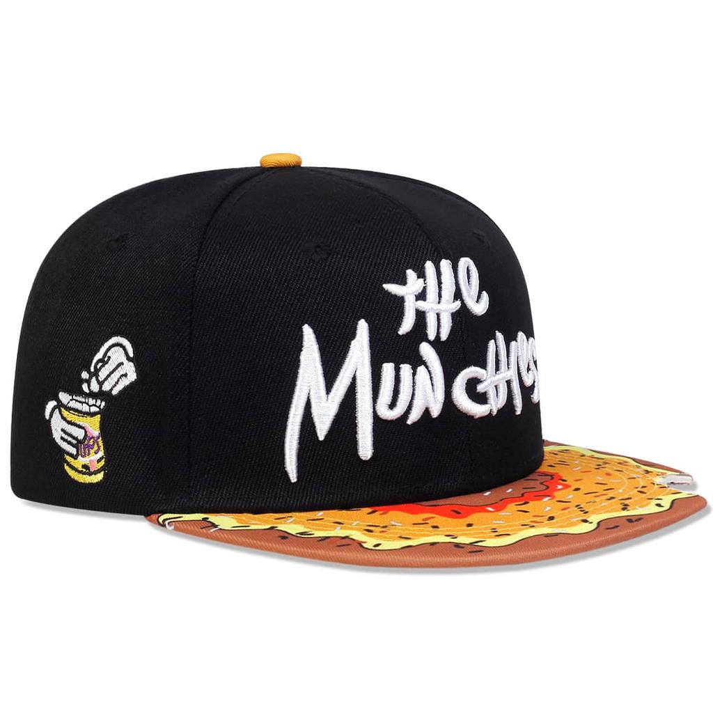 Fashion THE MUNCHIES Baseball Cap Snacks Pink Snapback Hat Men Women Adult Hip Hop Golf Caps Outdoor Casual Sun Hats Gorras Bone