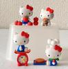 Kt Cat Apple Chef Dress Up Gachapon Doll Present Plaything Model Anime Figure Collection Accessories Birthday Surprise Gifts For Girls