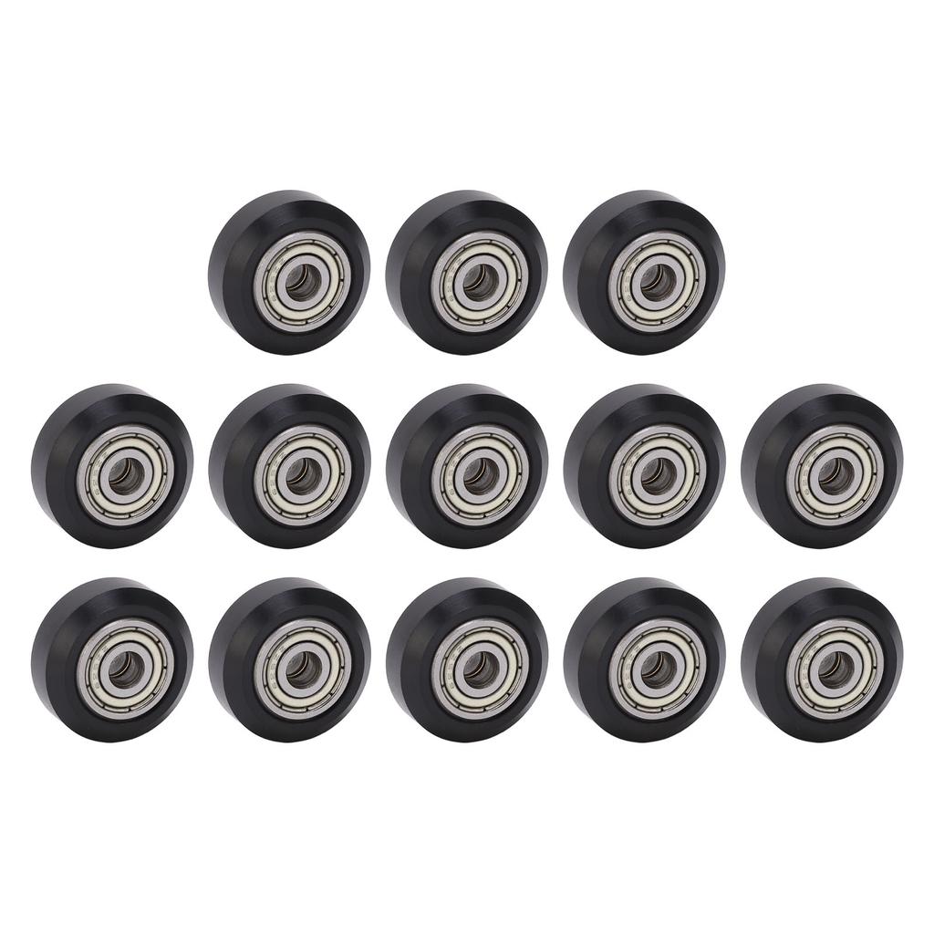 13Pcs 3D Printer Wheel Carbon Steel Bearing POM Pulley Accessory for CNC Machine