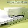 Gradient Color Stapler 360 Degree Rotary Use 24/6 26/6 Staples Long Stapler Metal Effortless Manual Binding Tool School Office