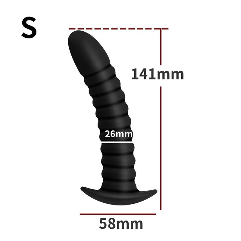 External Thread Anal Plug Tail Bead Toy for Women - SM Flirting Adult Sex Toy
